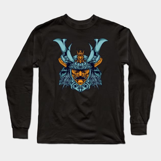 Mask Bushido Long Sleeve T-Shirt by tundzgn